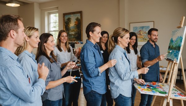 Pourquoi choisir le team building peinture pour fédérer votre équipe ?